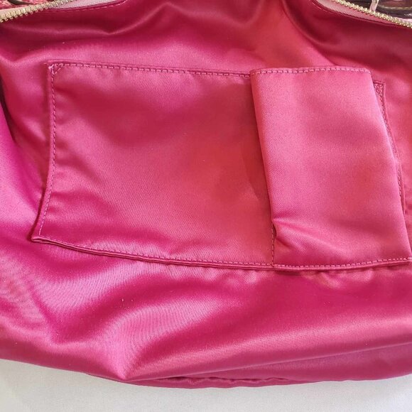 Coach Madison Floral Opa Sophia Shoulder Bag shades of pink and metallic gold - Picture 15 of 16